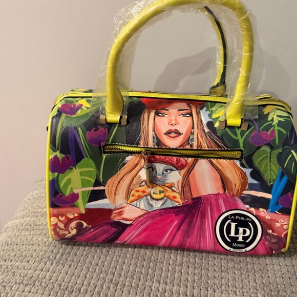 LA Philipe Blooming Garden Handbag - Picture 2 of 5